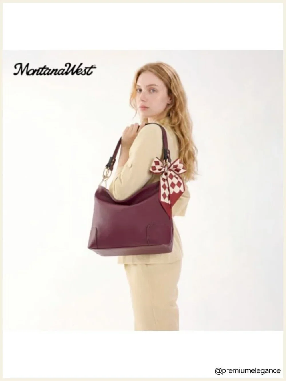 Faux Leather Hobo Bag Top Handle Satchel Shoulder Purse Bucket Handbag